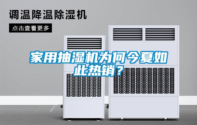 家用抽濕機為何今夏如此熱銷？