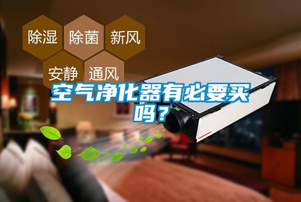 空氣淨化器有必要買嗎?