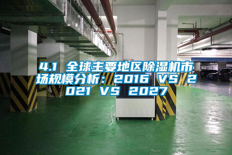 4.1 全球主要地區麻豆视频免费看市場規模分析：2016 VS 2021 VS 2027