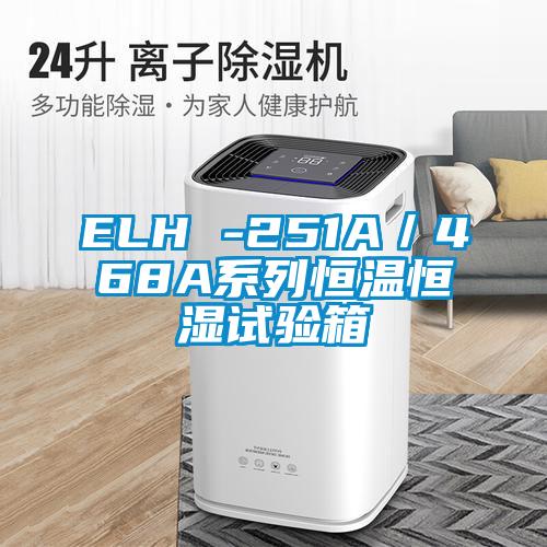 ELH -251A／468A係列恒溫恒濕試驗箱