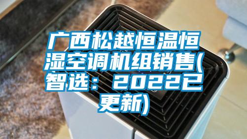 廣西鬆越恒溫恒濕空調機組銷售(智選：2022已更新)