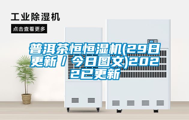 普洱茶恒恒濕機(29日更新／今日圖文)2022已更新