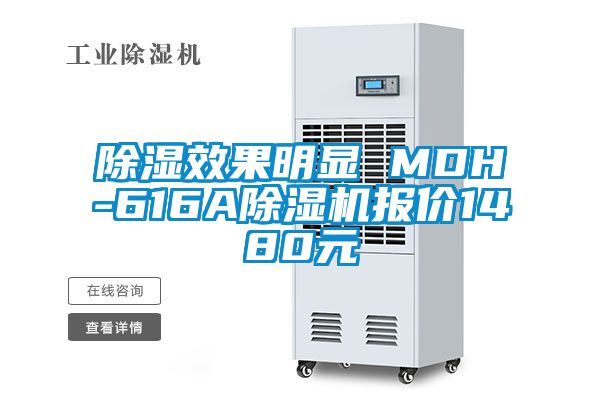 除濕效果明顯 MDH-616A麻豆视频免费看報價1480元