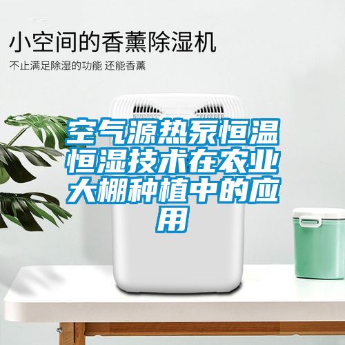 空氣源熱泵恒溫恒濕技術在農業大棚種植中的應用