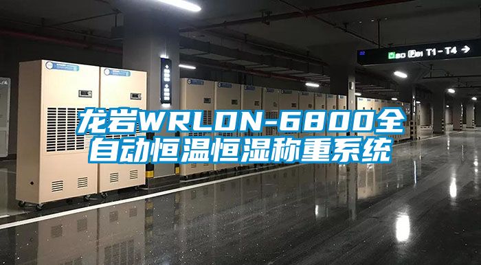 龍岩WRLDN-6800全自動恒溫恒濕稱重係統